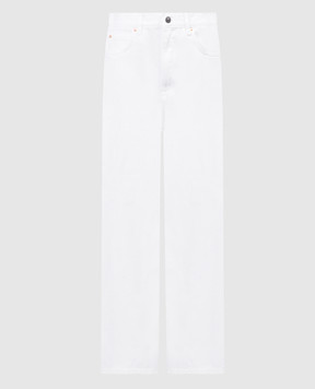 WARDROBE.NYC White jeans with logo W2048PC