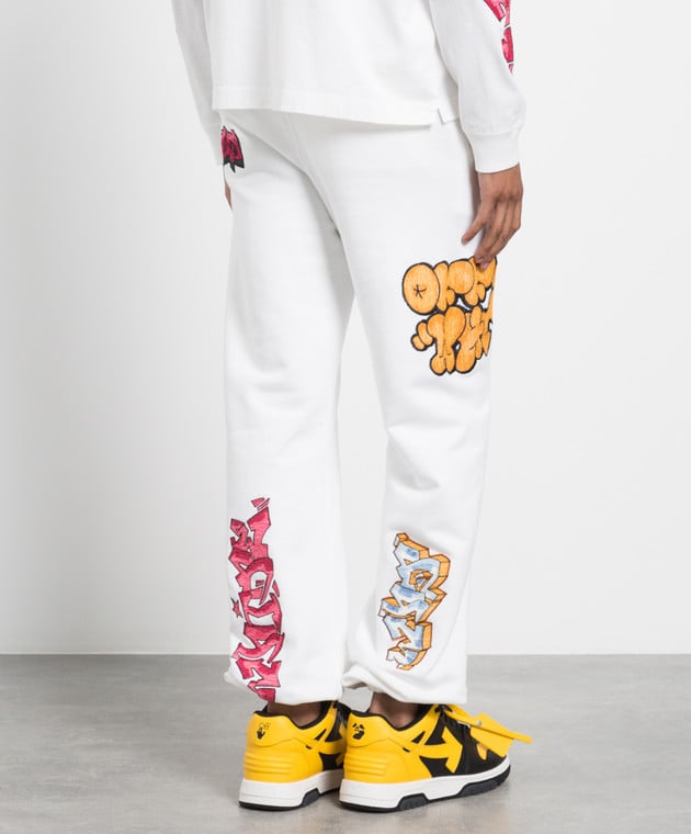 OFF-WHITE GRAFF PUPP SLIM SWEATPANTS