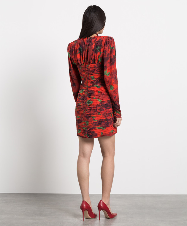 strapless open back dress Long Flowing Red Dress for Women