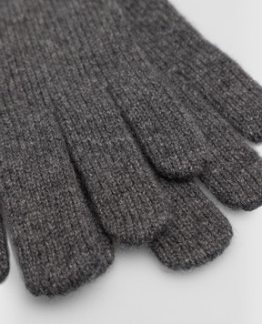 Brunello Cucinelli Gray cashmere gloves M2293118