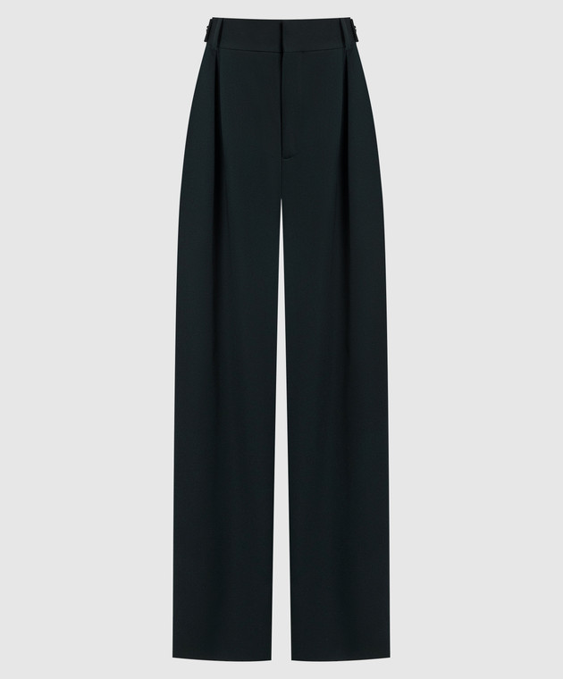 Bottega Veneta - Green pants made of wool 703115V19M0 - shop