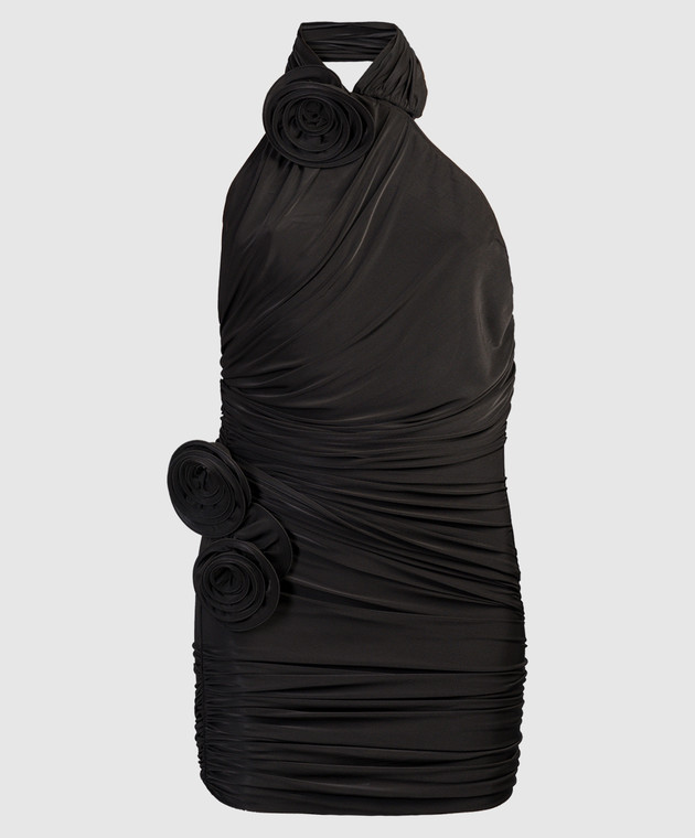 Magda Butrym - Gray open back mini dress with drape DRESS14165723 - shop  with European delivery at Symbol