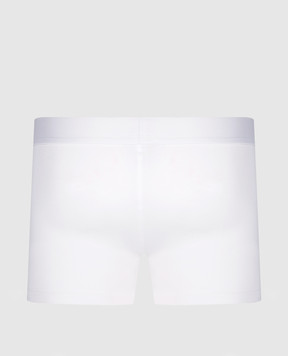 Zimmerli Pureness White Logo Boxer Briefs 7001343