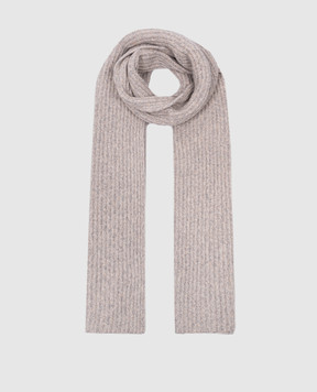 JOSEPH Gray melange cashmere scarf JF008218