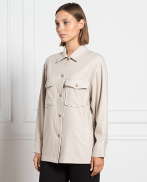 COLOMBO Beige woolen shirt CM0036570100U