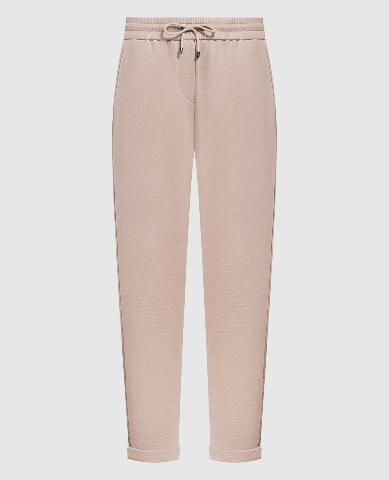 

Beige pants with monil chain Brunello Cucinelli