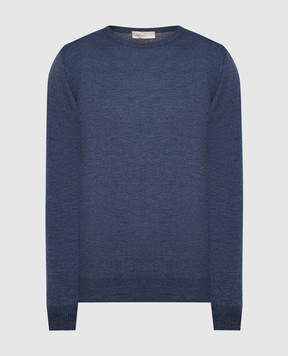 Cashmere&Whiskey Blue woolen jumper 92392