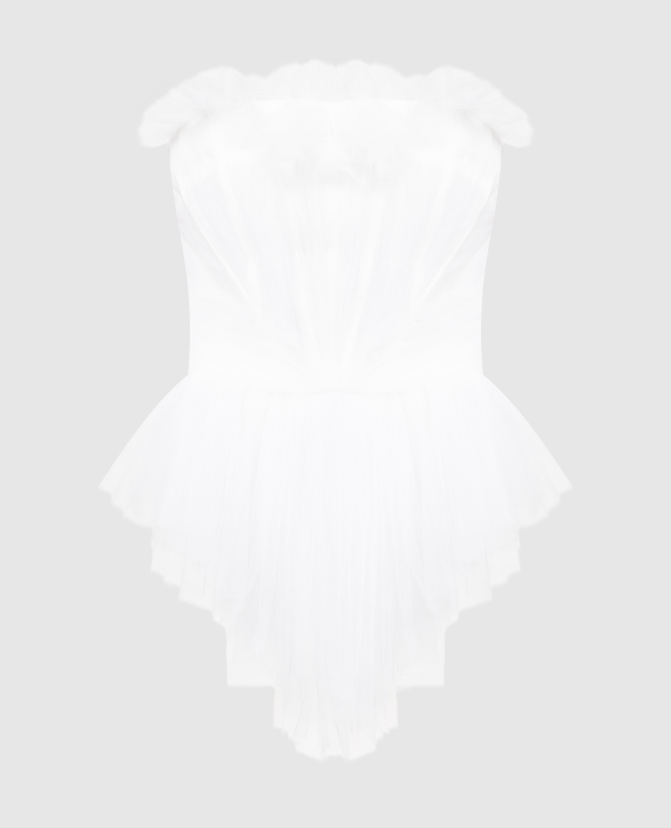 

White top-buster with drapery Philosophy di Lorenzo Serafini