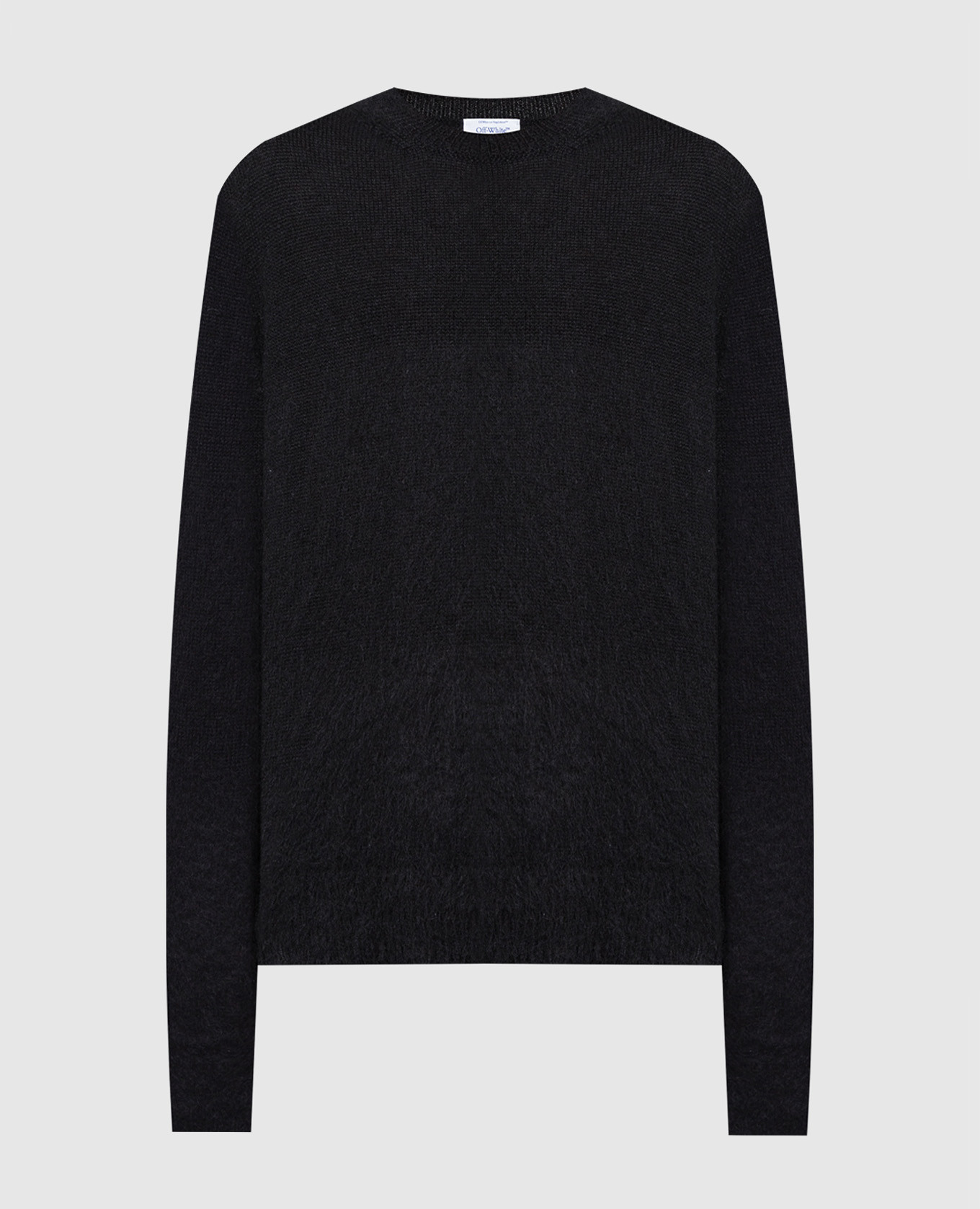 Black sweater with contrasting logo off-white