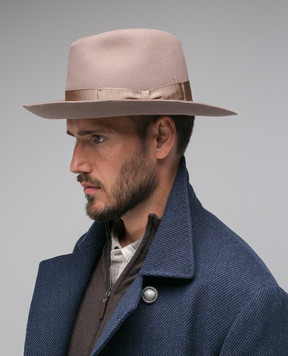 Borsalino Amedeo brown hat 110757