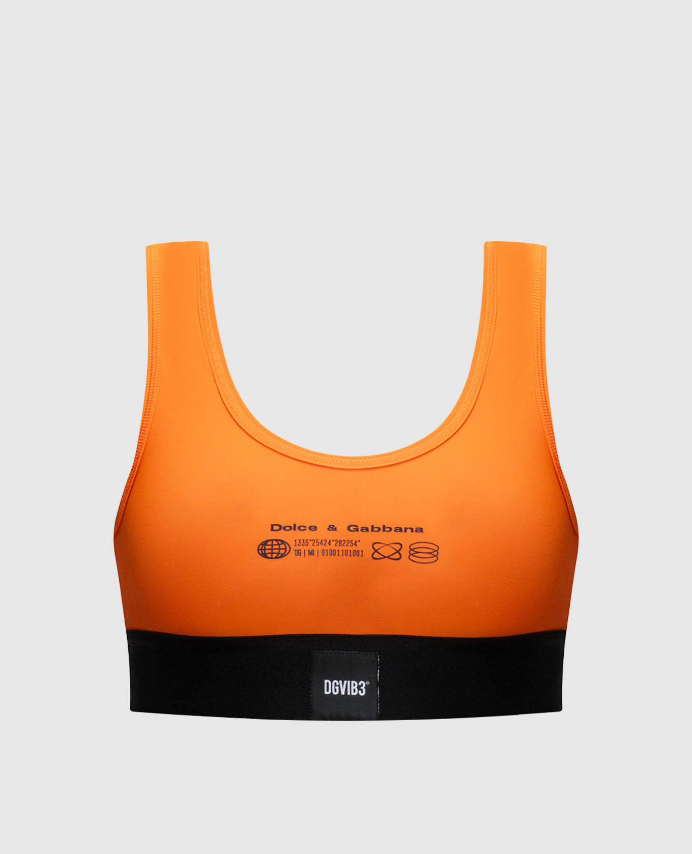 

Orange top with DGVIB3 print Dolce&Gabbana