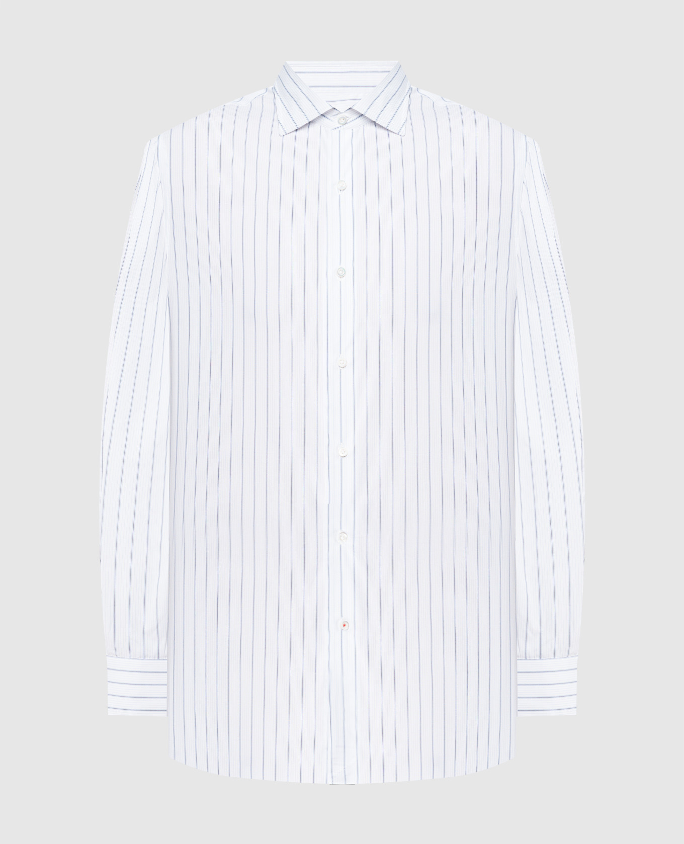 

White striped shirt ISAIA, Белый