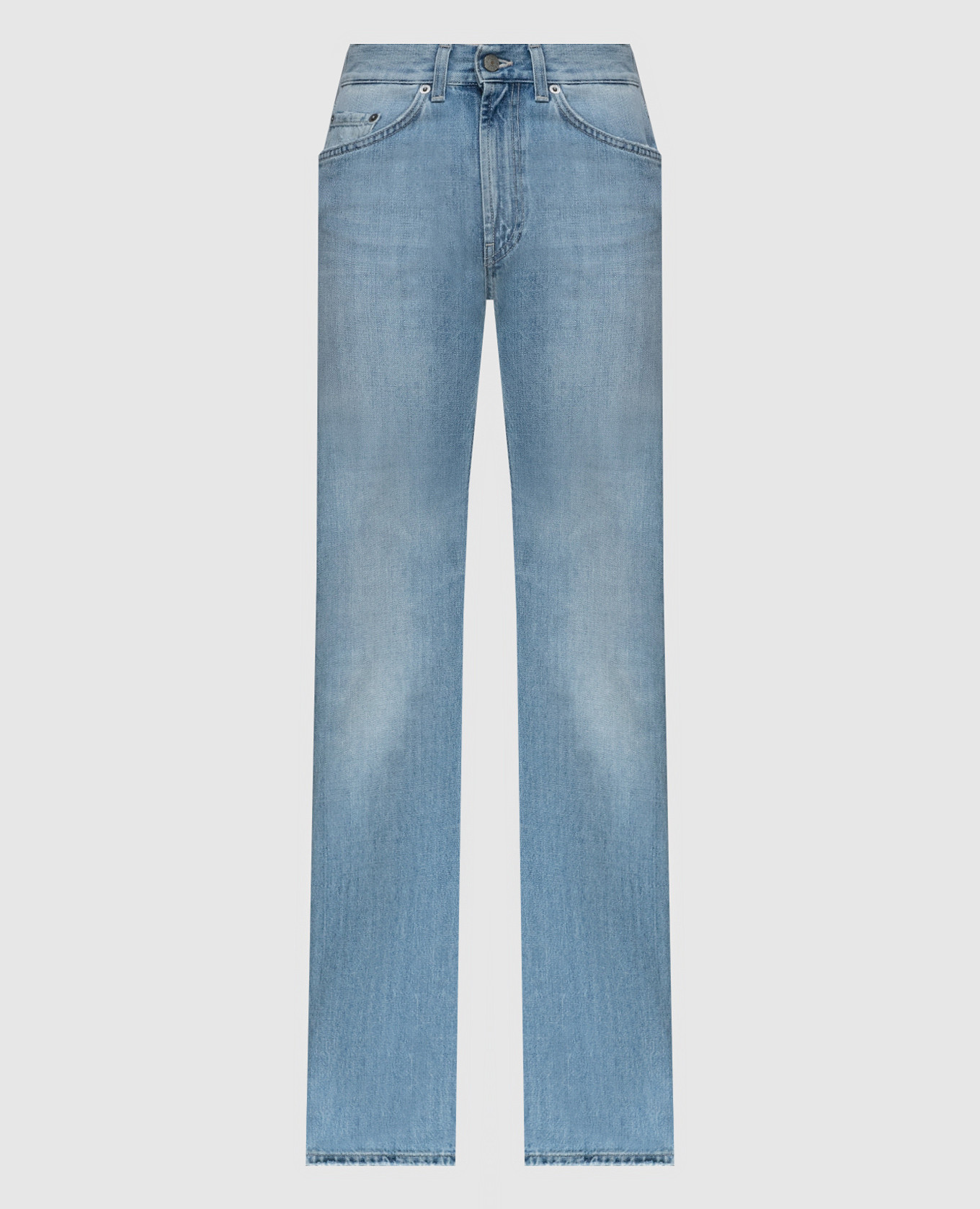 

Blue Mabel jeans with logo patch Dondup, Light blue