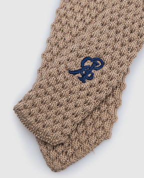 Stefano Ricci Children's brown silk tie YCRMTSR1400