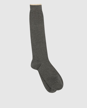 Brunello Cucinelli Gray socks MCS93921