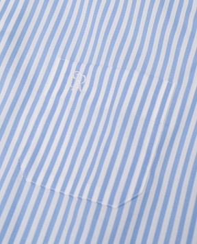 Stefano Ricci Children's blue striped shirt YC004157M1813