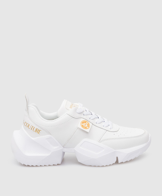 スニーカー VERSACE WHITE SNEAKERS Speedtrack Logo Sneakers White,Print | VERSACE US