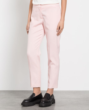 Alexander McQueen Pink wool trousers 584968QJAAC
