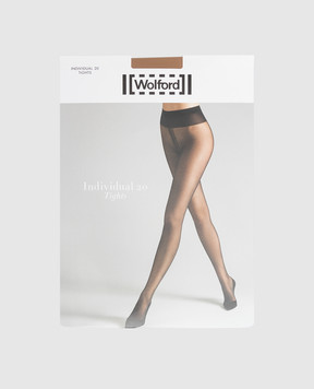 Wolford Individual dark beige tights 20 den 18267