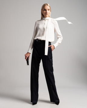 Valentino Blue pants made of wool 4B3RB4M72QB