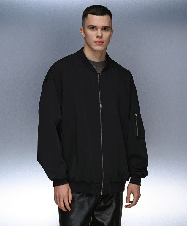 Maison Margiela MM6 Black bomber jacket SH0AM0002S54445 buy with Luxembourg delivery at Symbol