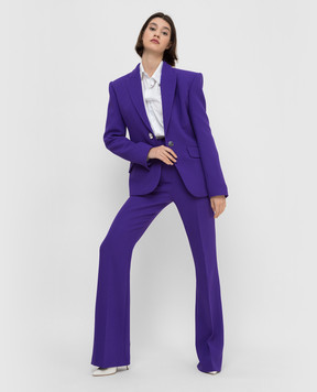 David Koma Purple wool jacket R22DK16J