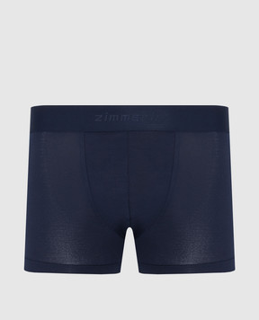 Zimmerli Pureness blue logo boxer briefs 7001343