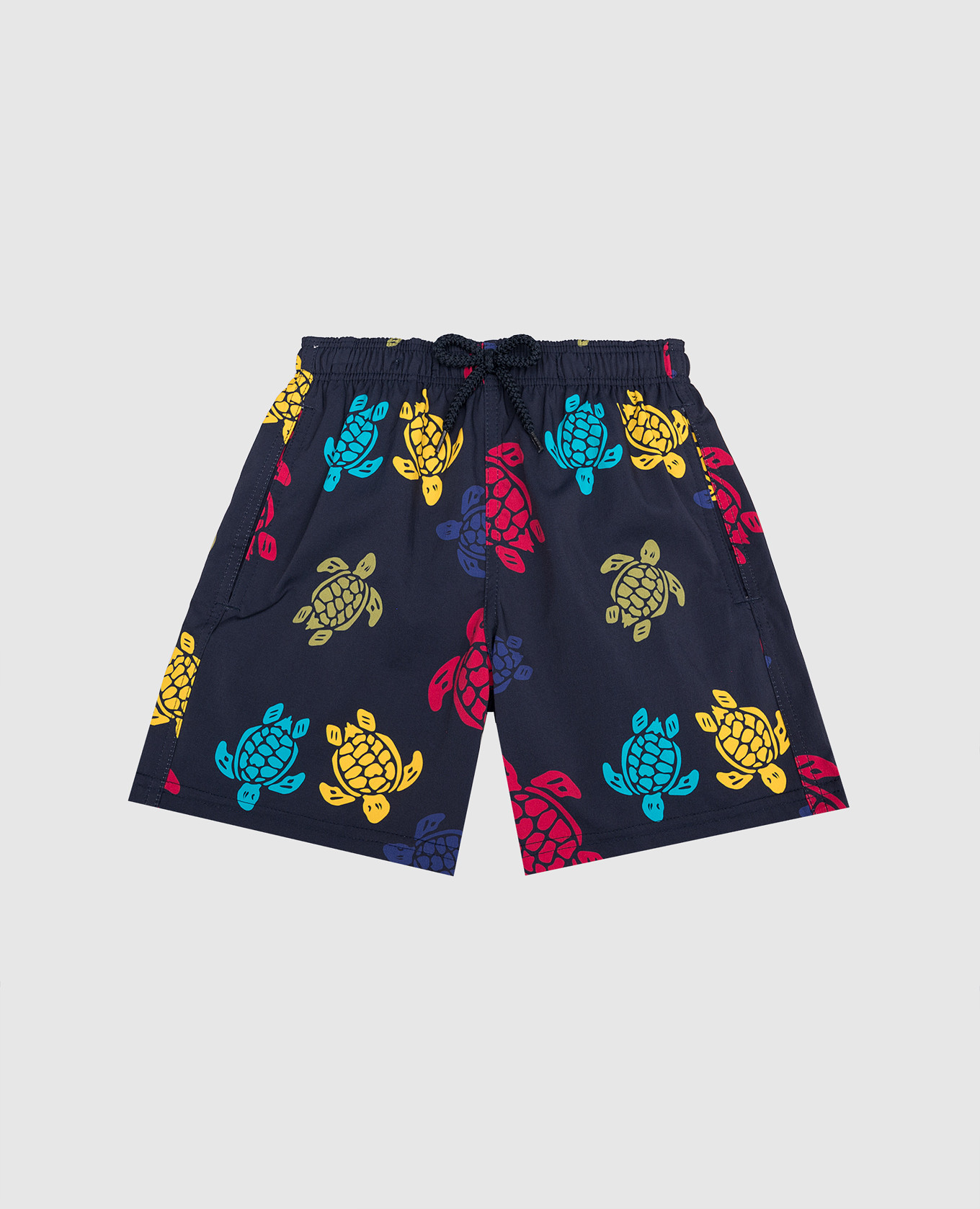 Children's blue jirise swimming shorts in print vilebrequin