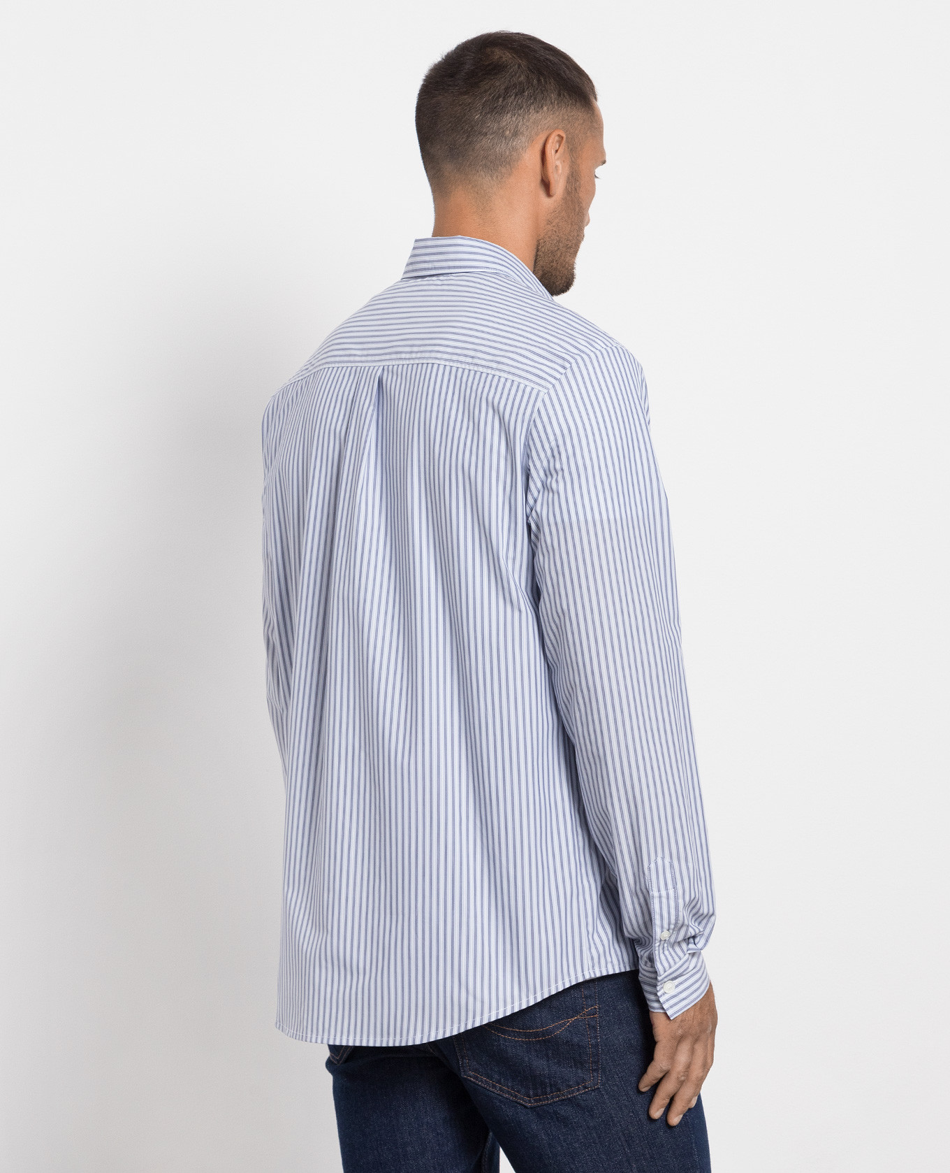 Clément blue striped shirt A.P.C 4
