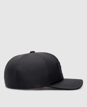 Balmain Black cap with logo patch CH6XA205XI02