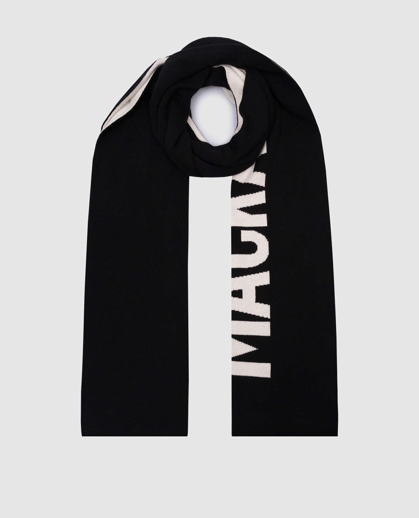 

Juno-Z reversible scarf with jacquard logo pattern Mackage, Black