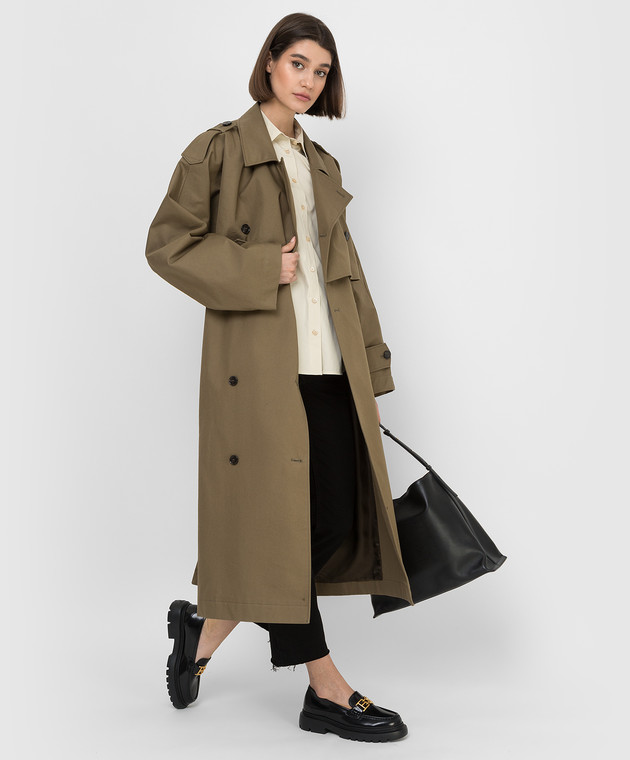 Toteme Khaki trench coat 221104731 buy with Denmark delivery at Symbol