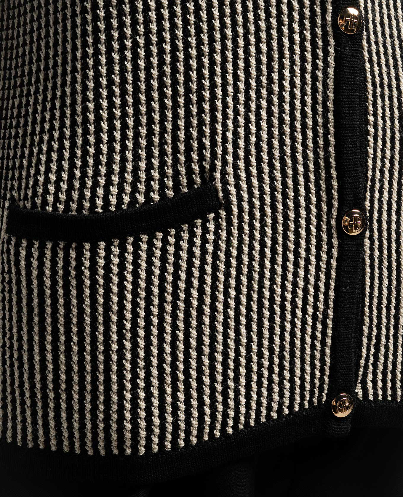 

DAVE black striped cardigan Anine Bing
