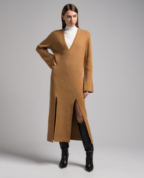 Michael Kors Brown cashmere dress DKA7820003251