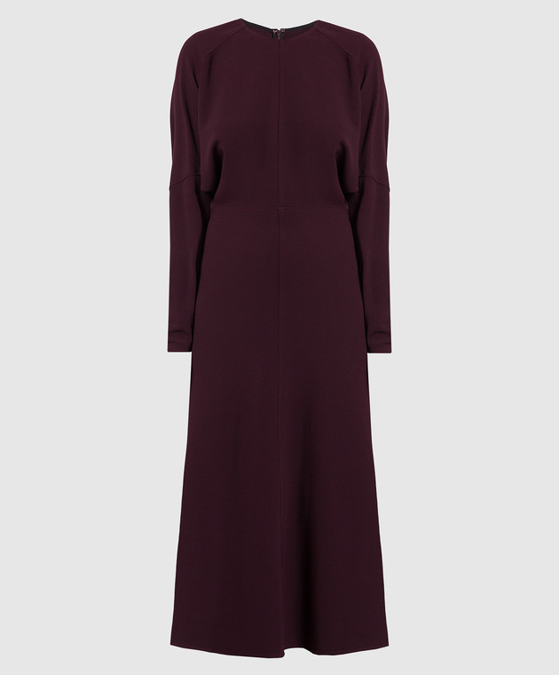 Victoria Beckham - Burgundy midi dress 1323WDR004744A - shop with European delivery at Symbol Victoria Beckham - Burgundy midi dress 1323WDR004744A - shop with European delivery at Symbol