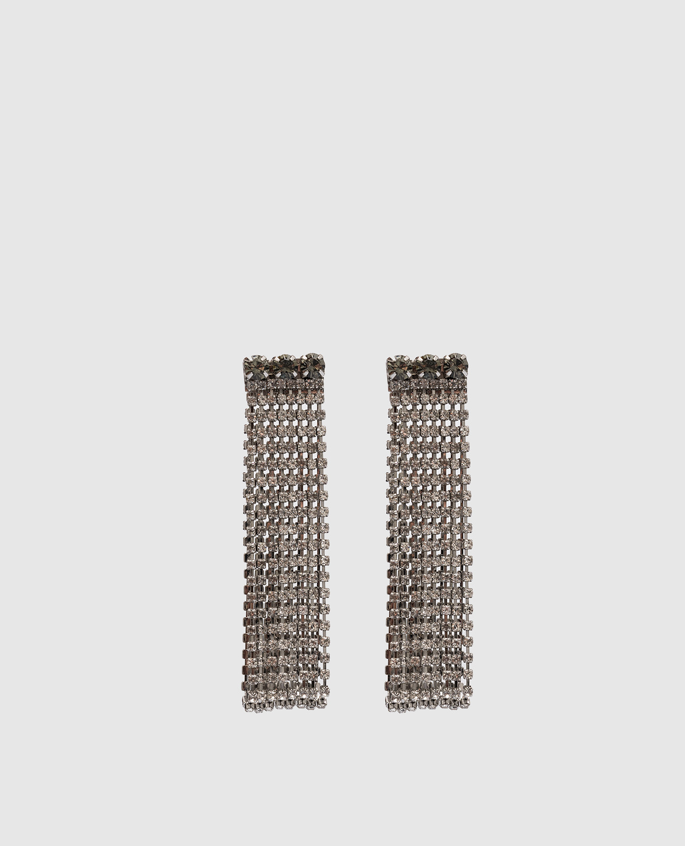 

Silver earrings with crystals Twinset