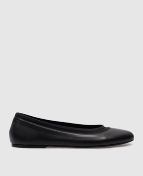 Lou Lou Studio Black leather ballet flats RUPA RUPA