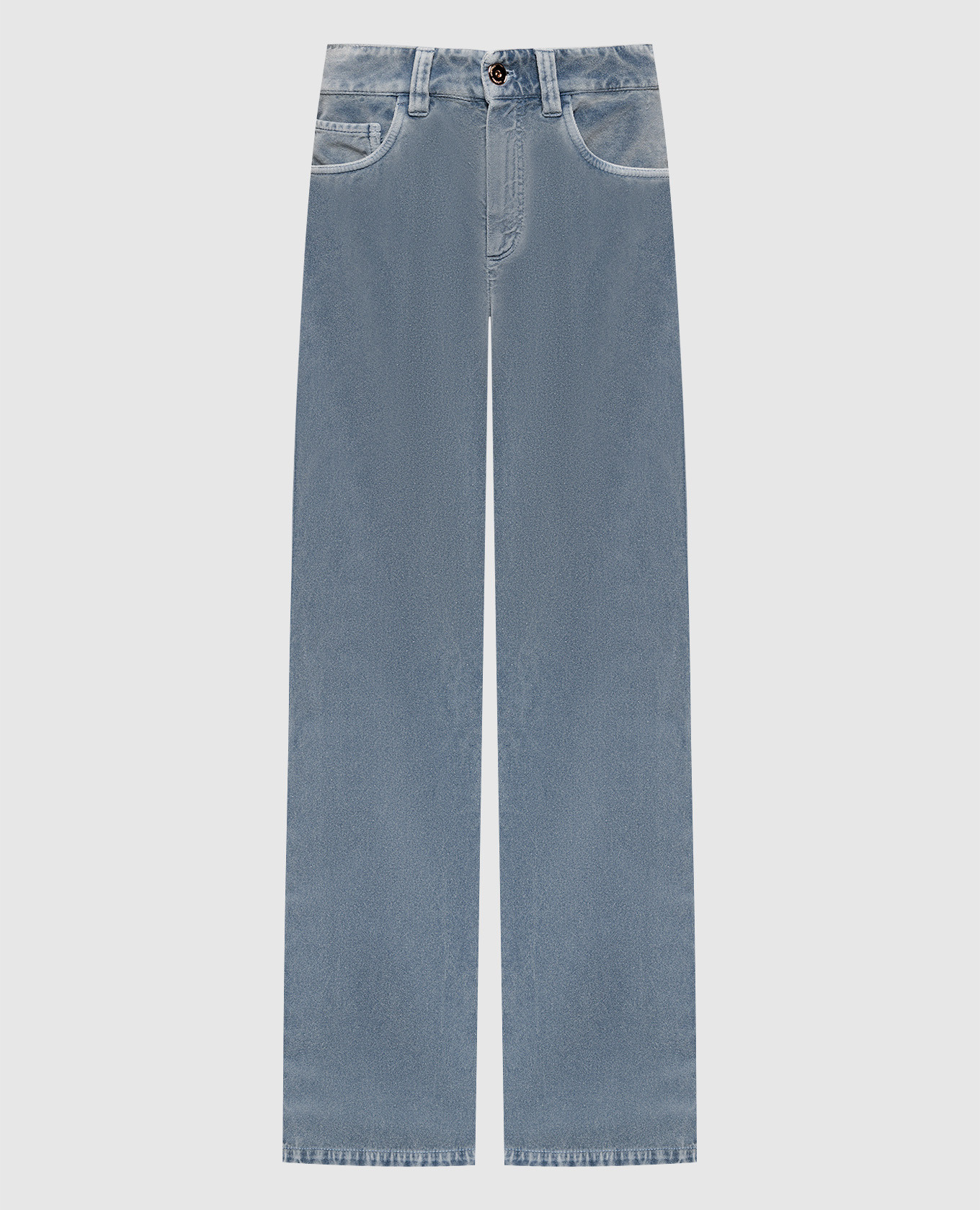 

Blue pants with a monil chain Brunello Cucinelli, Light blue