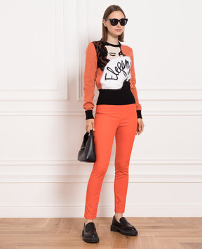 Dolce&Gabbana Orange skinny jeans FTAQWDG889I