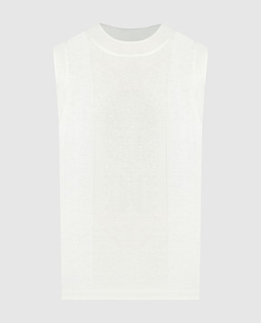 AERON White vest CEPHA with wool CEPHA