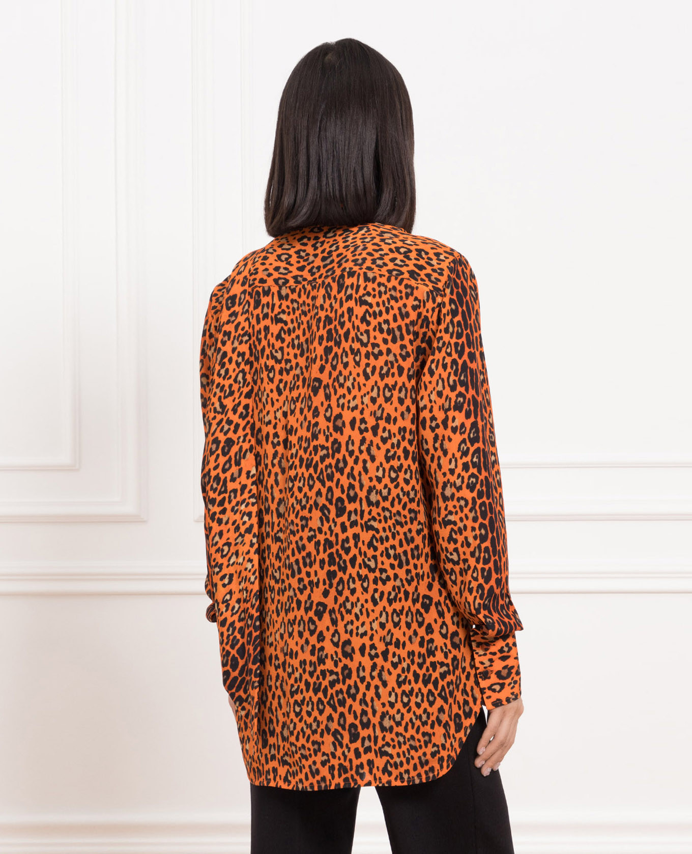 Silk blouse in leopard pattern Ermanno Scervino 4