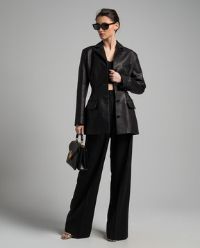 Dolce&Gabbana Black leather jacket F29XYLHULUR