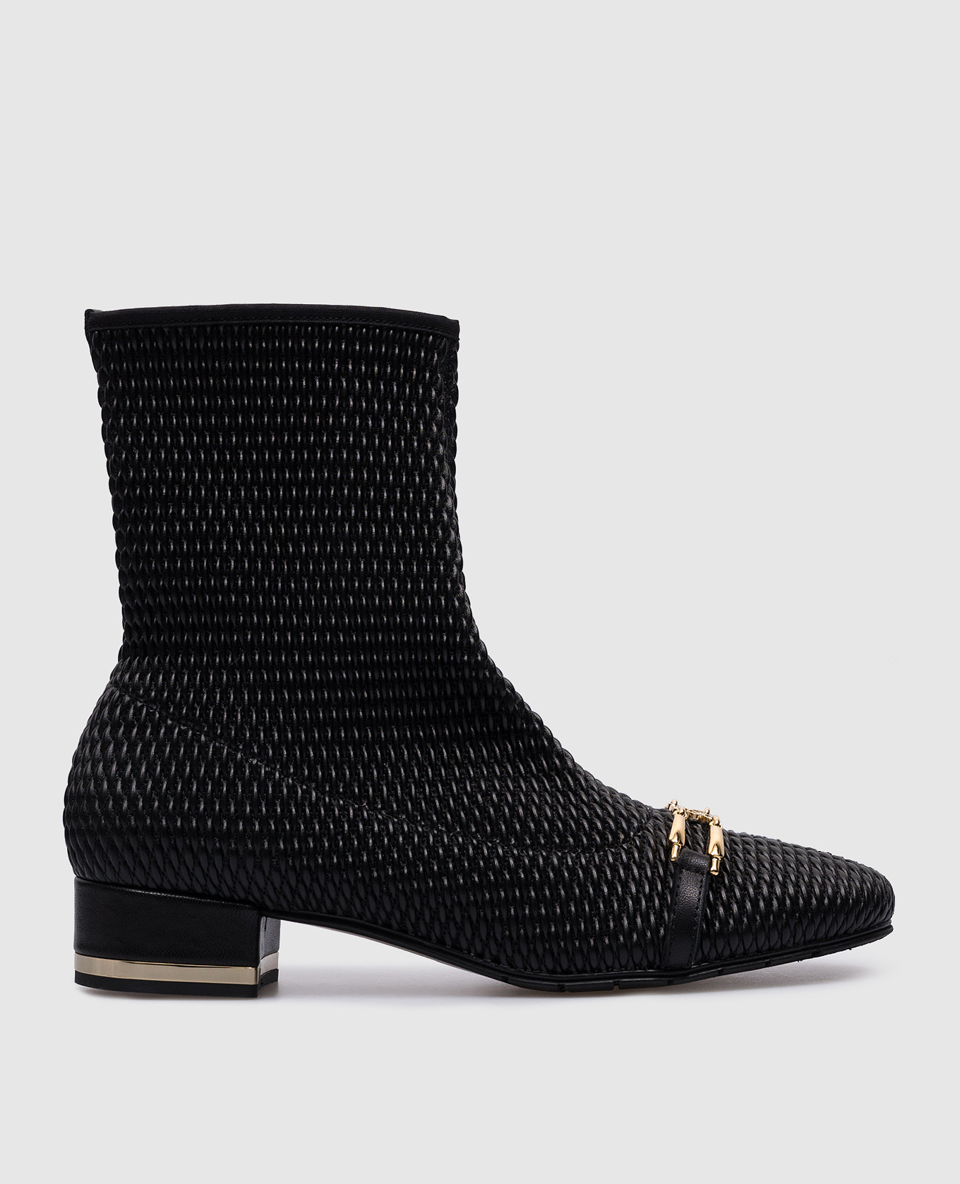 

Black leather ankle boots Brunate