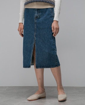 CO Blue denim skirt 3068SOCD