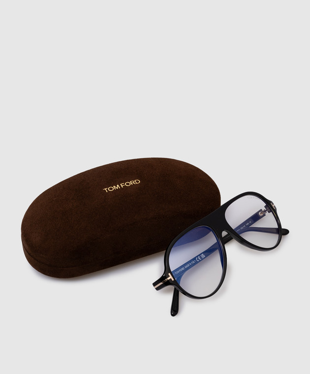Tom Ford - Black Blue Block glasses with a blue light