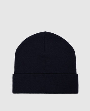 Borsalino Hill blue wool cap with logo 130356WV