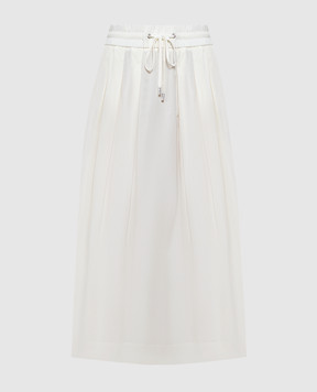 Peserico White midi skirt P05054