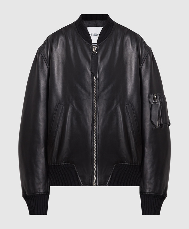 【関税込み】The Attico カーキ Anja ボンバージャケット Anja' black bomber for Women | THE ATTICO®
