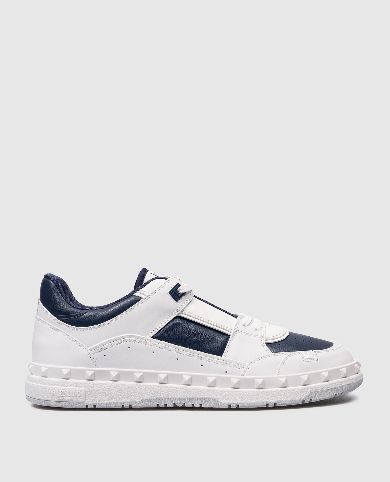 Valentino Freedots blue leather sneakers