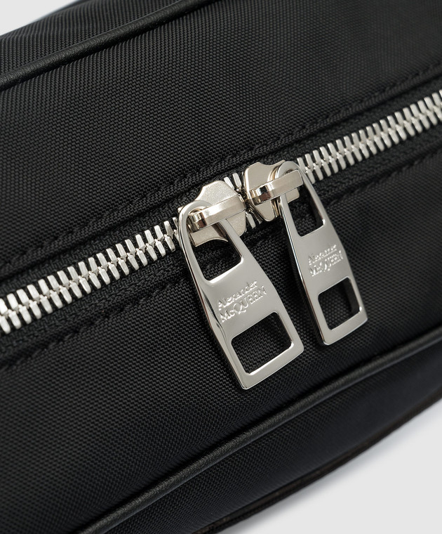 ショルダーバッグ ALEXANDER MCQUEEN Men Shoulder Bags 7262921AALD 1000 Black MCQUEEN: Harness bag in fabric and leather - Black | McQueen